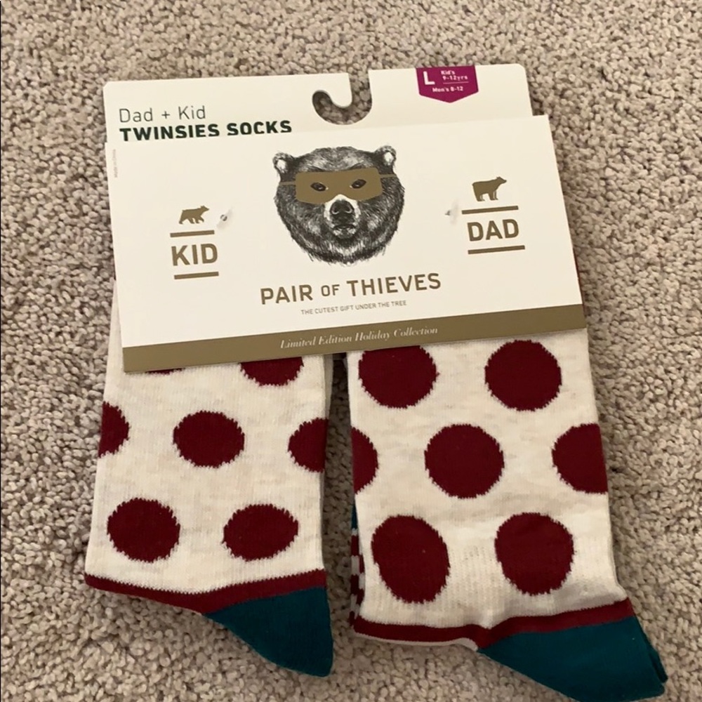 💚HP💚Father and kid matching socks! - Picture 2 of 3